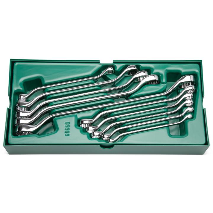 Image of 10 Pc. Metric Offset Box Wrench Tray Set - SATA