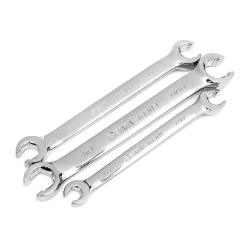 Image of 3 Pc. 6 Point SAE Flare Nut Wrench Set AMAZON - SATA