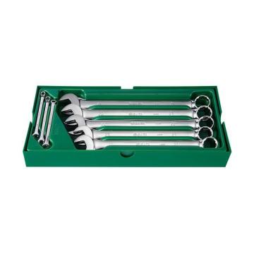 Image of 8 Pc. Metric Combination Wrench Tray Set - SATA