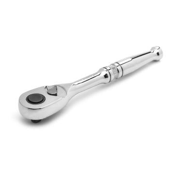 Image of 1/4" Drive 72-Tooth Quick Release Polished Handle Ratchet - SATA